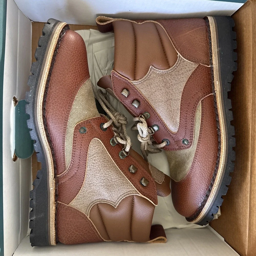 J. L. Powell by Crispi Sport Stanley Brown Beige US Size 11.5 Boot New W/ Box